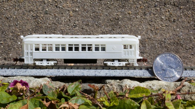 Sacramento Northern 107 N Scale Side 2014-05-14